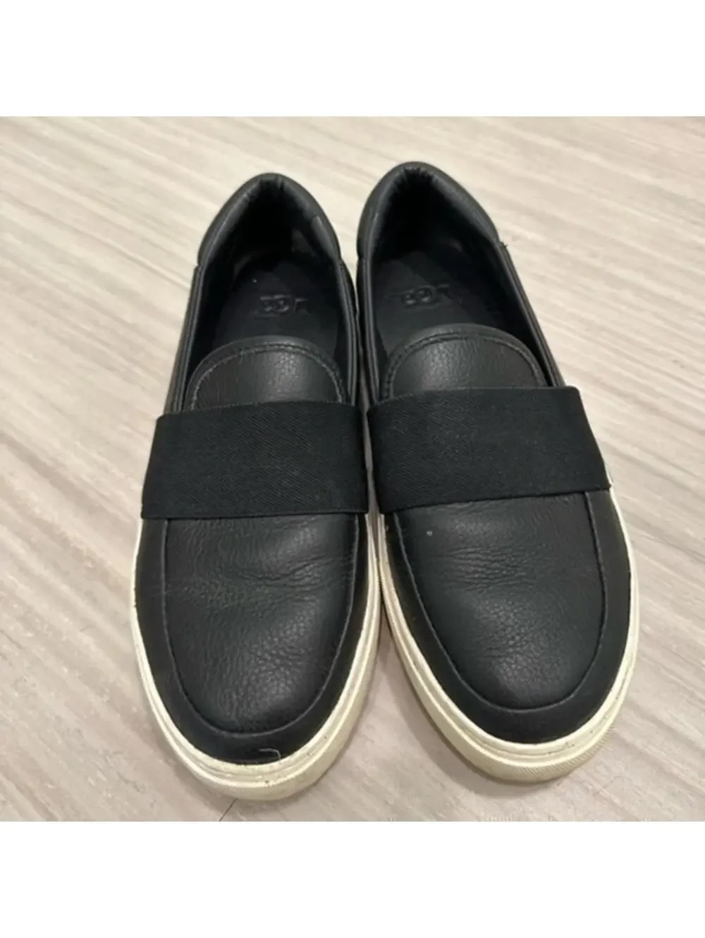 UGG Leather Chayze Platform Sneakers Black Size 6